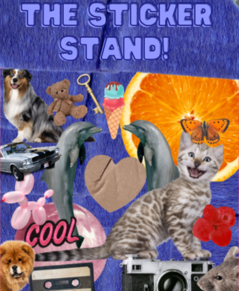 Sticker Stand Sticker
